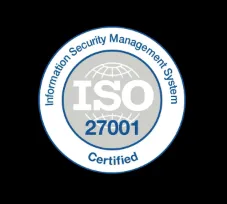 ISO/IEC 27001 certified — Information Security Management System